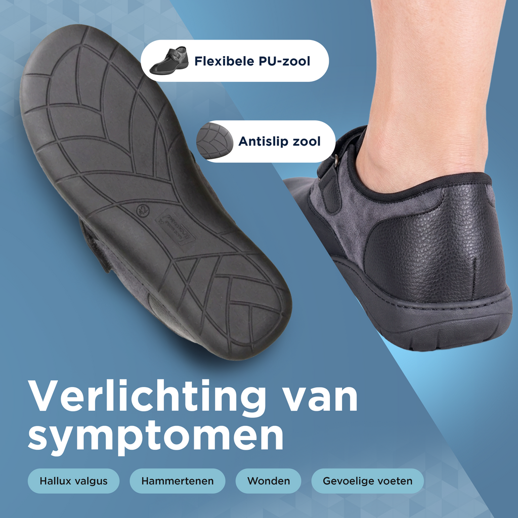 Liromed Heerlen 850 Stretch Verbandschoen Laag – Extra Brede Verbandschoen Breedte L