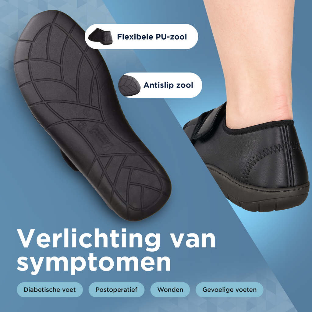 Liromed Deventer Verbandschoen Laag – Extra Brede Verbandschoen Breedte L