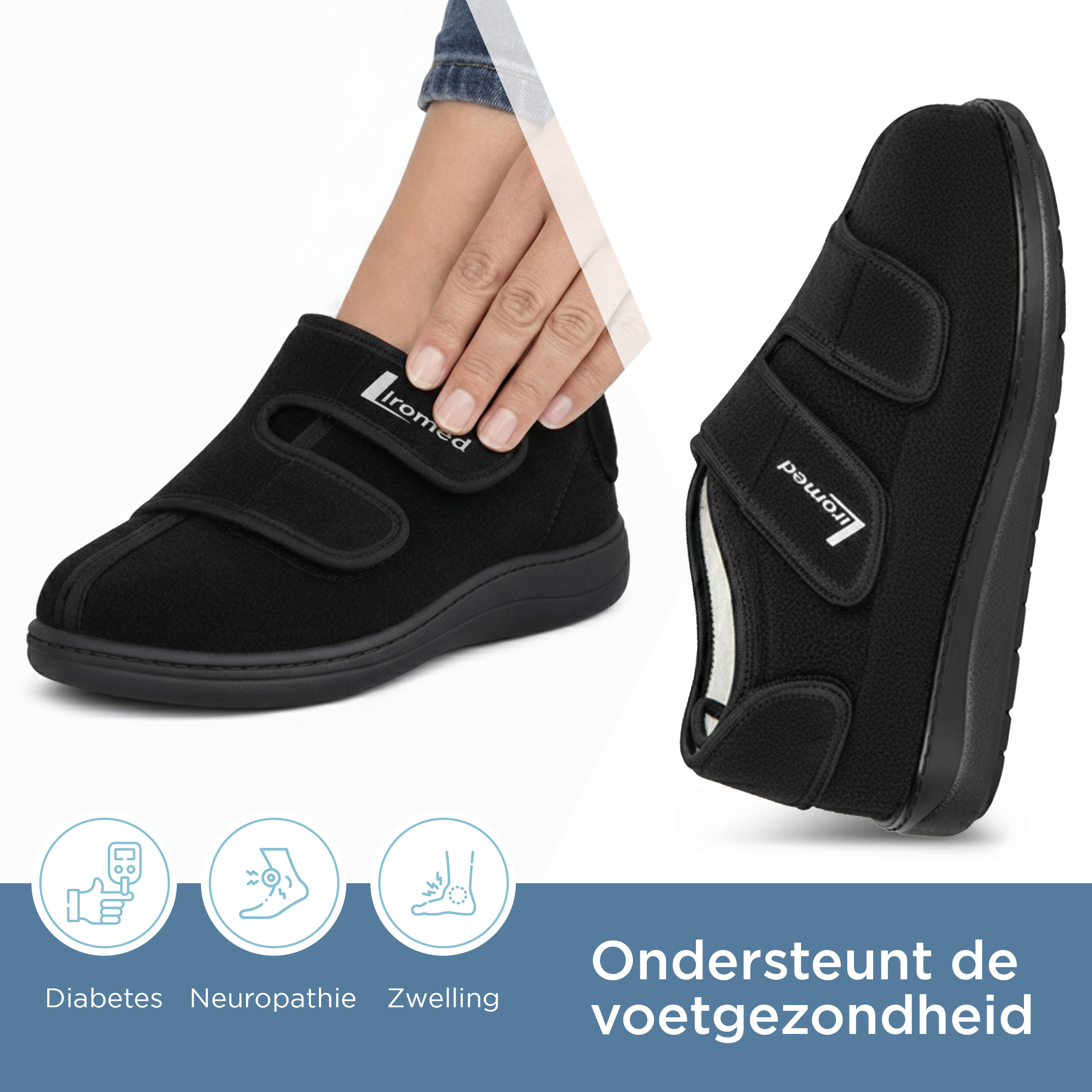 Liromed Texel Verbandschoen – Extra Brede Verbandschoen Breedte T