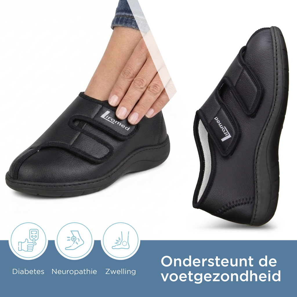 Liromed Deventer Verbandschoen Laag – Extra Brede Verbandschoen Breedte L