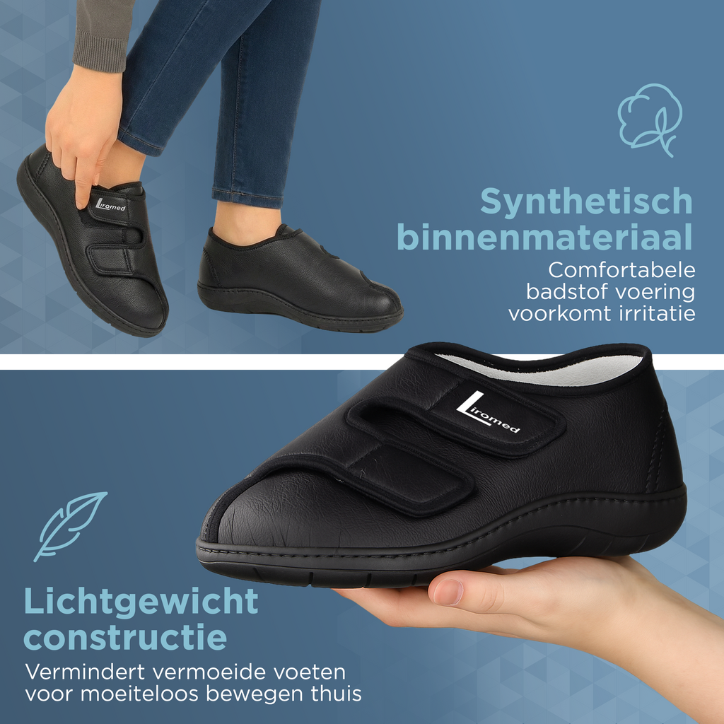 Liromed Deventer Verbandschoen Laag – Extra Brede Verbandschoen Breedte L