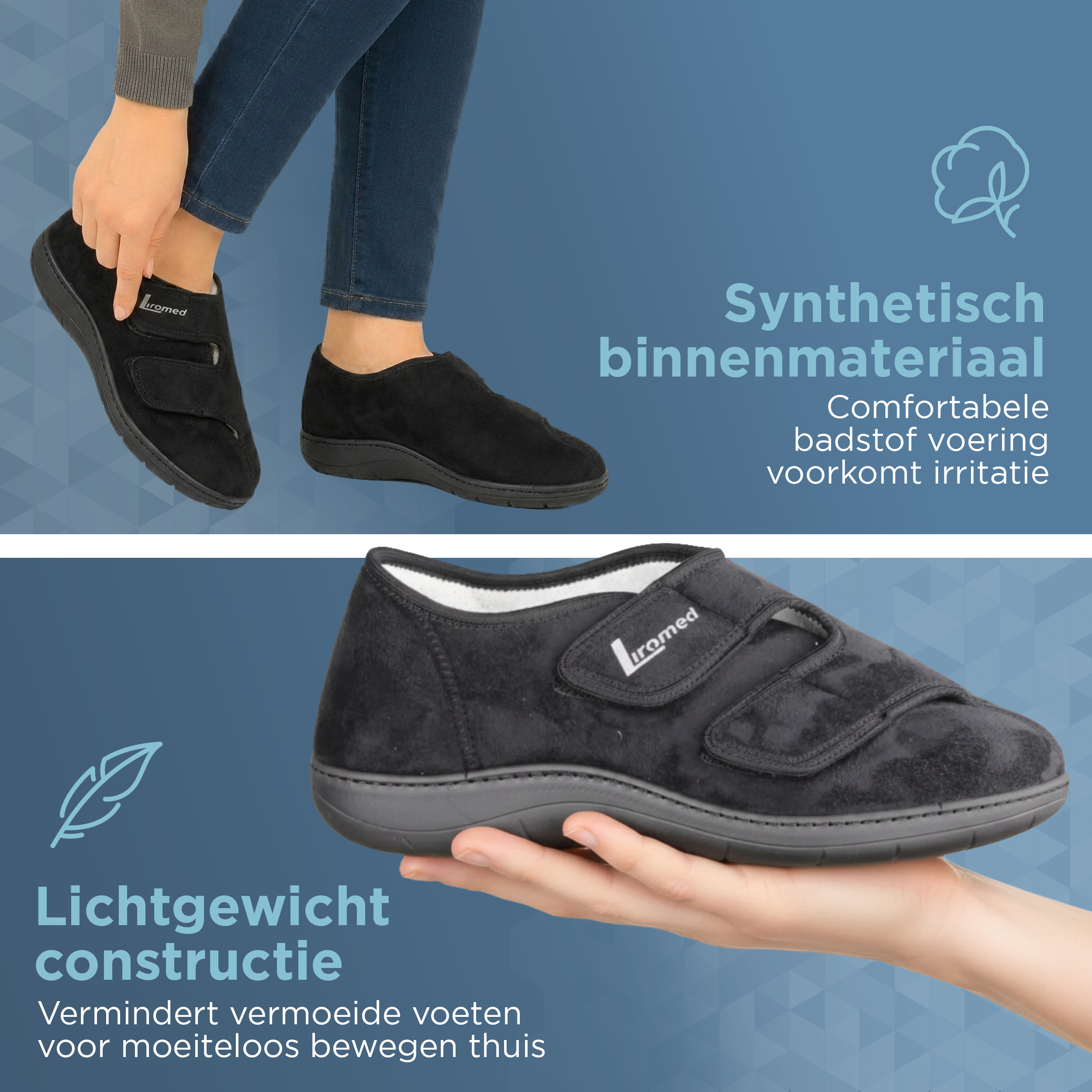 Liromed Arnhem Verbandschoen Laag – Extra Brede Verbandschoen Breedte L