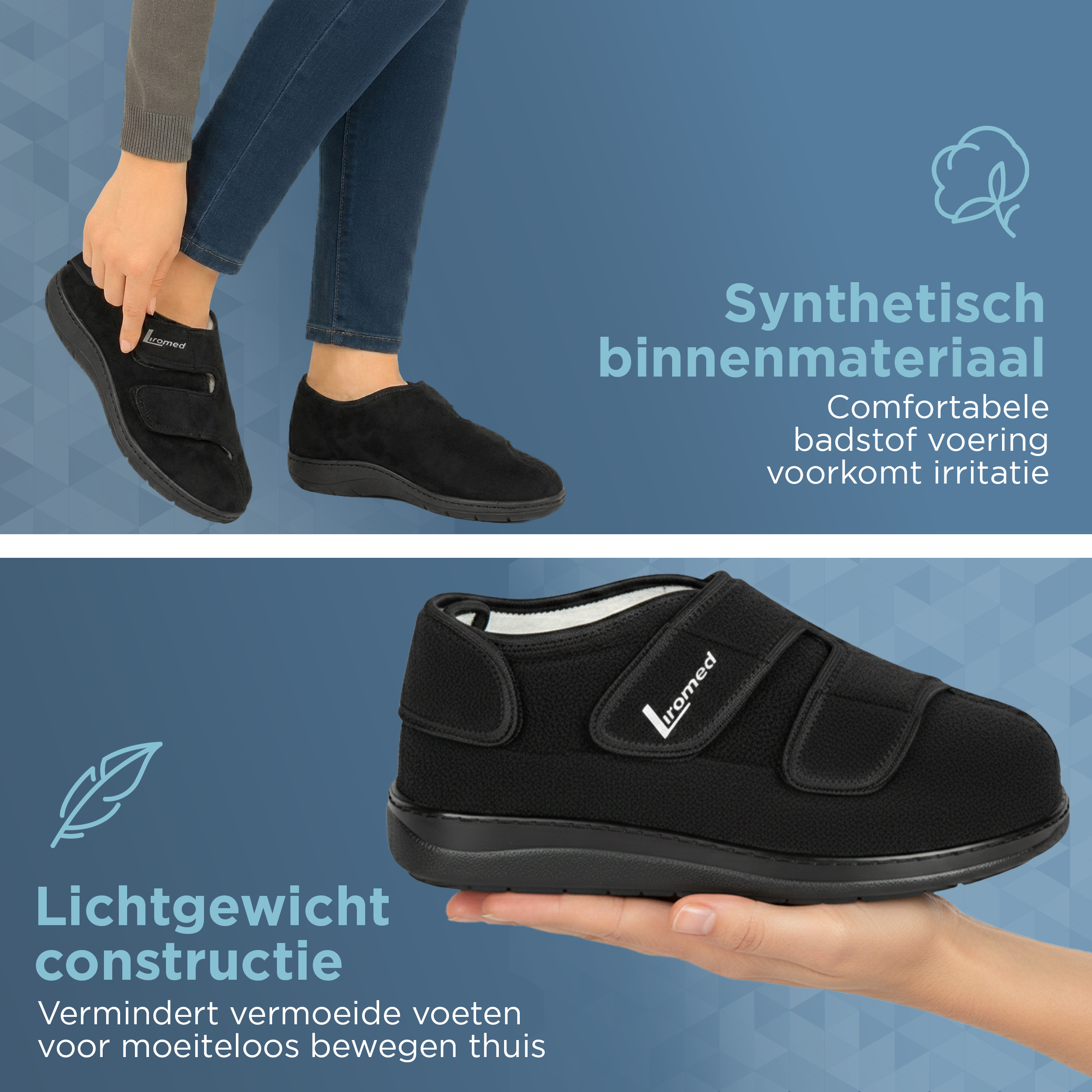 Liromed Texel Verbandschoen – Extra Brede Verbandschoen Breedte T