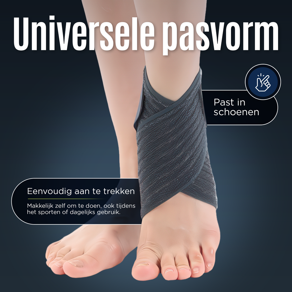 ERSAMED Enkelbrace - Enkelbandage voor optimale ondersteuning enkel - Universele maat