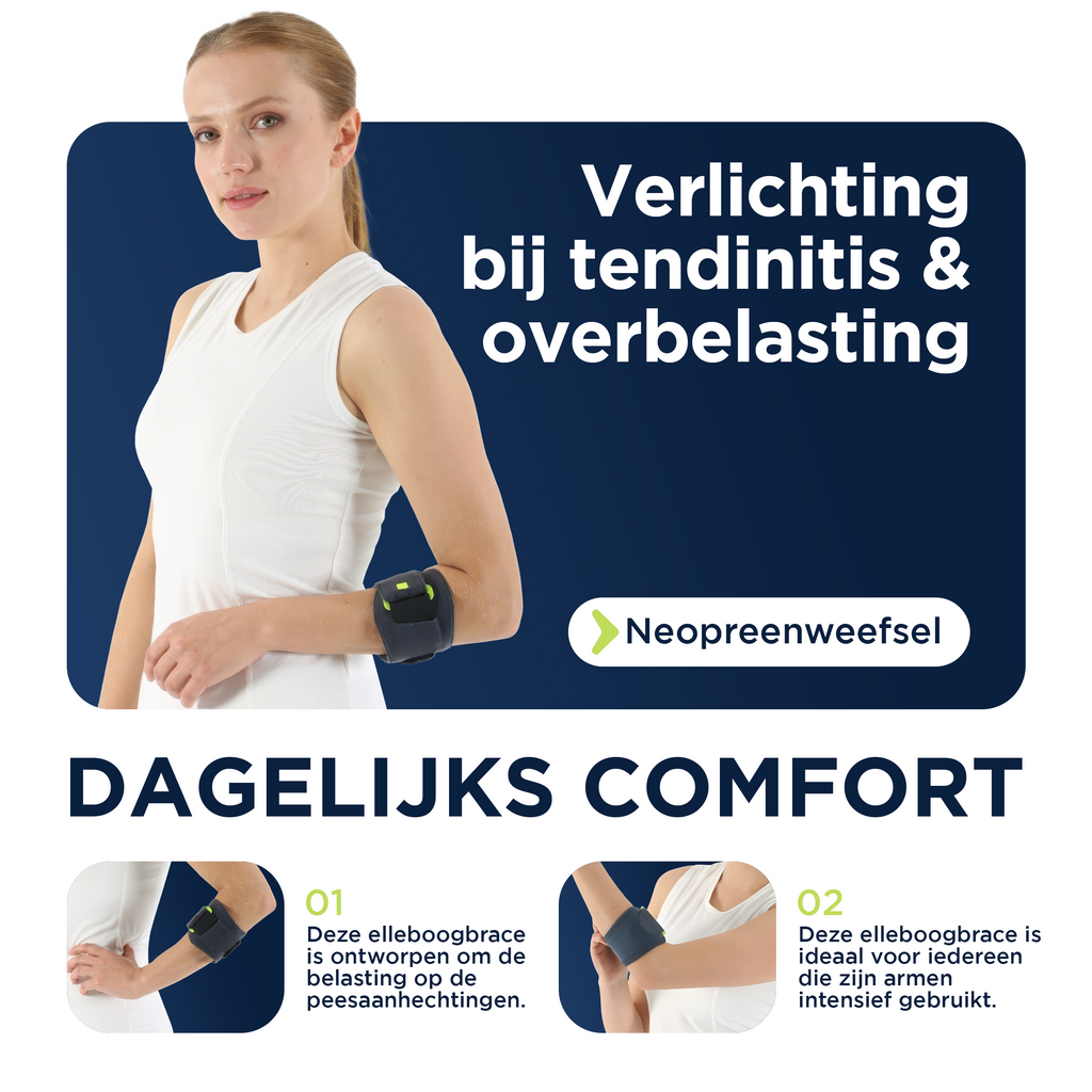 ERSAMED Elleboogbrace - Elleboogbandage voor ondersteuning elleboog