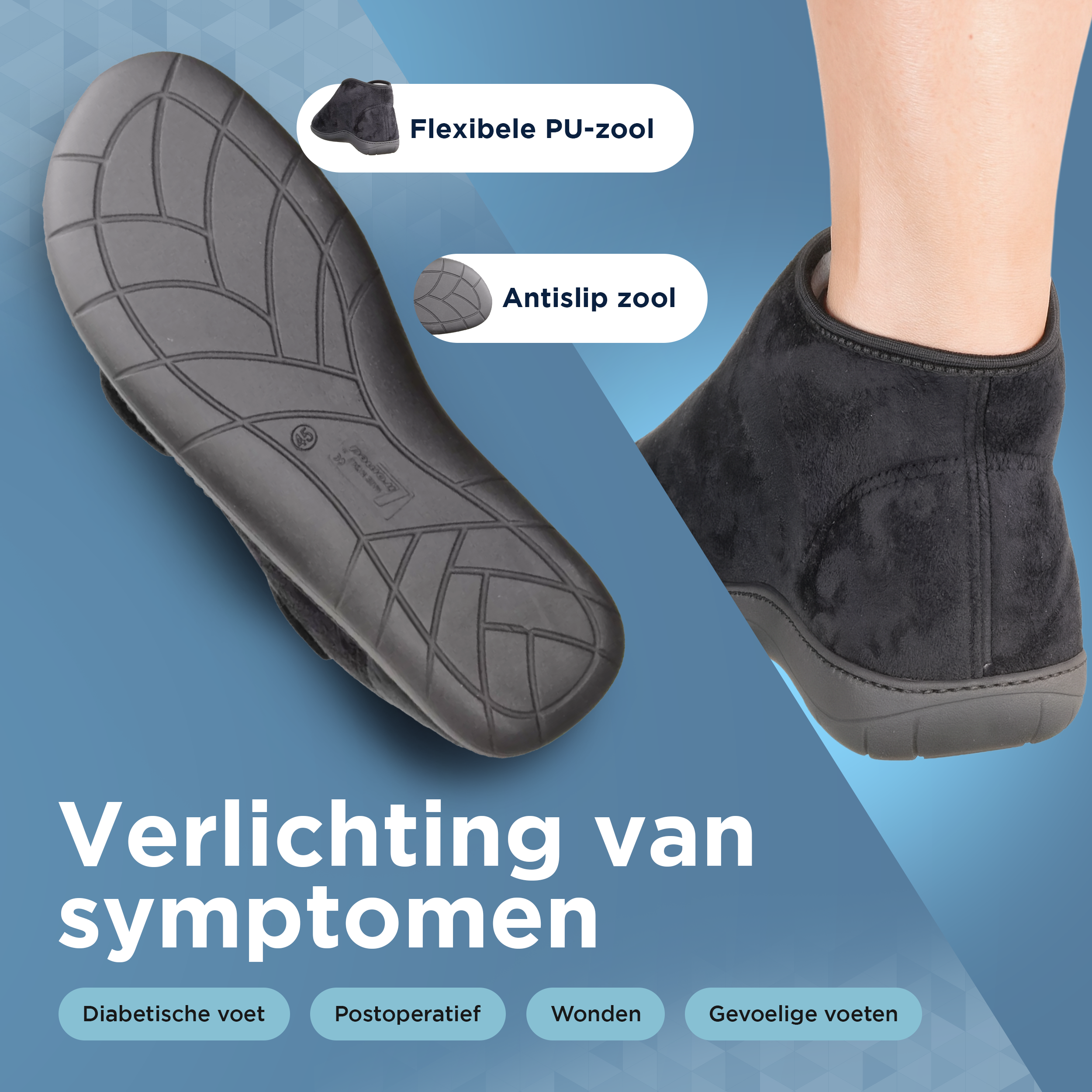 Liromed Almere Verbandschoen Breedte L - Extra Comfort & Stabiliteit
