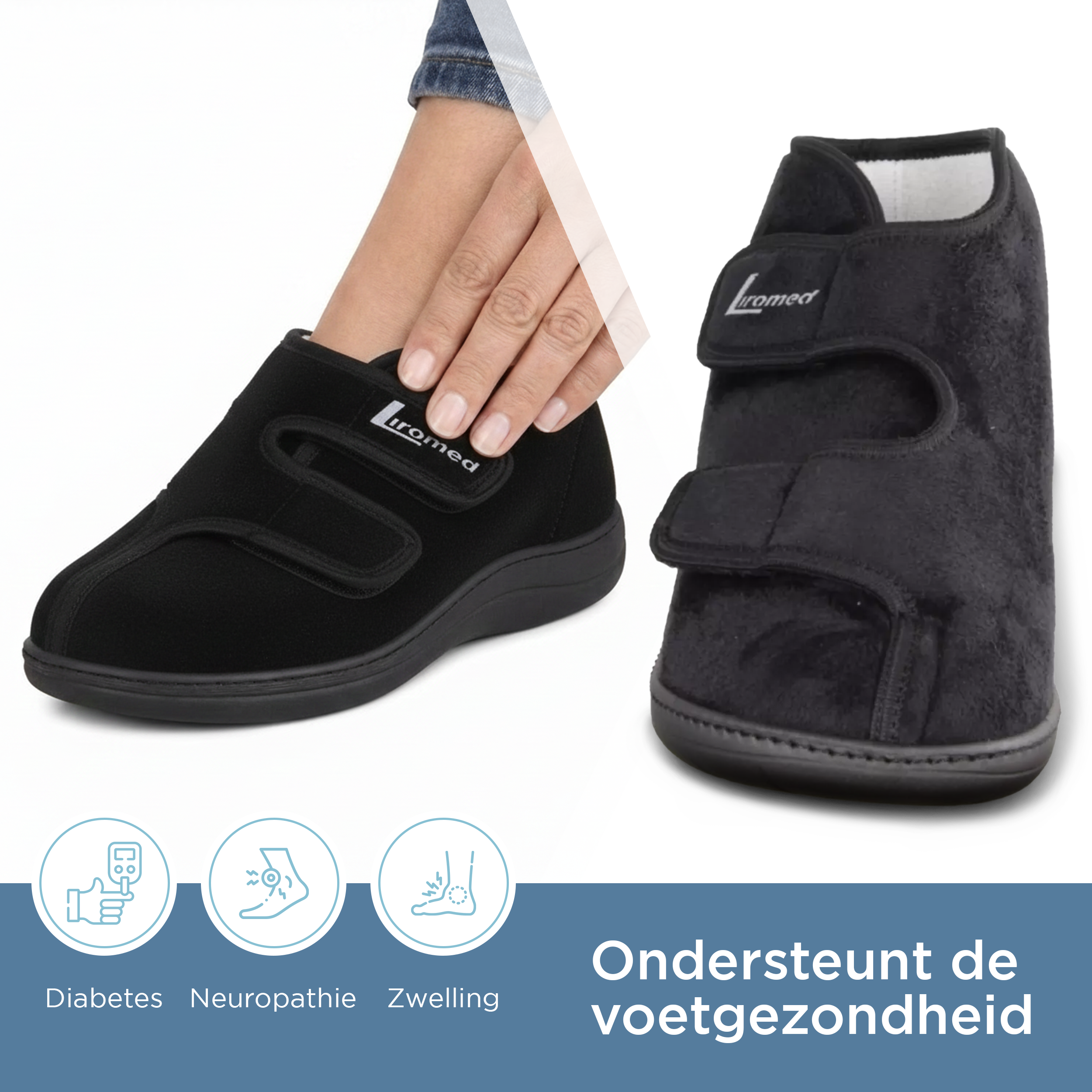 Liromed Almere Verbandschoen Breedte L - Extra Comfort & Stabiliteit