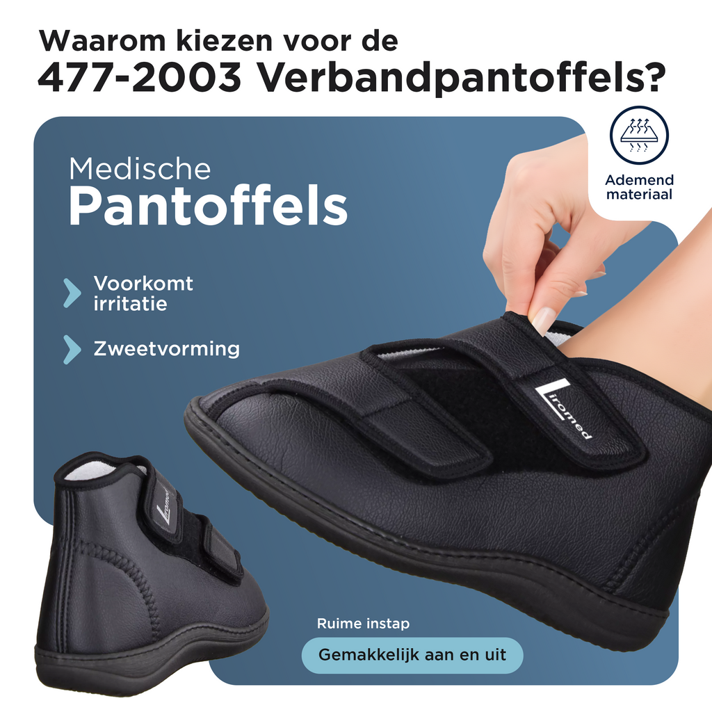 Liromed Breda Verbandschoen Hoog  – Extra Brede Verbandschoen Breedte L