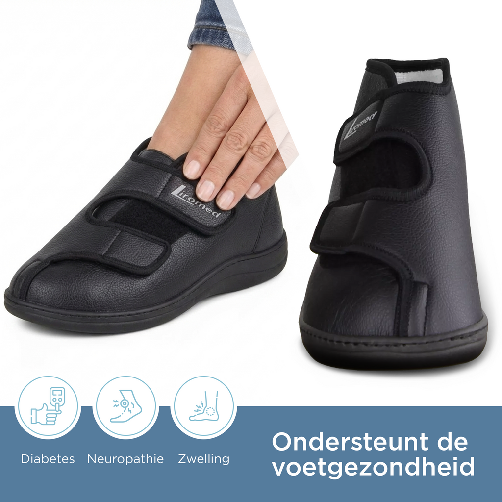 Liromed Breda Verbandschoen Hoog  – Extra Brede Verbandschoen Breedte L